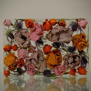 Flores en Resina Epoxi rectangular