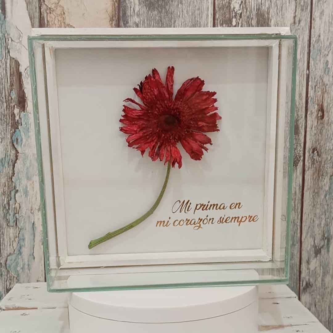 Marco de Cristal para Flores Secas | Preserva tus Recuerdos | Secado de Ramos de Novia