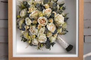 secado de ramo de novia